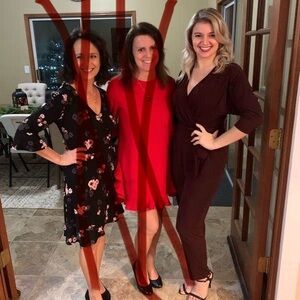 Express Burgundy Jumpsuit